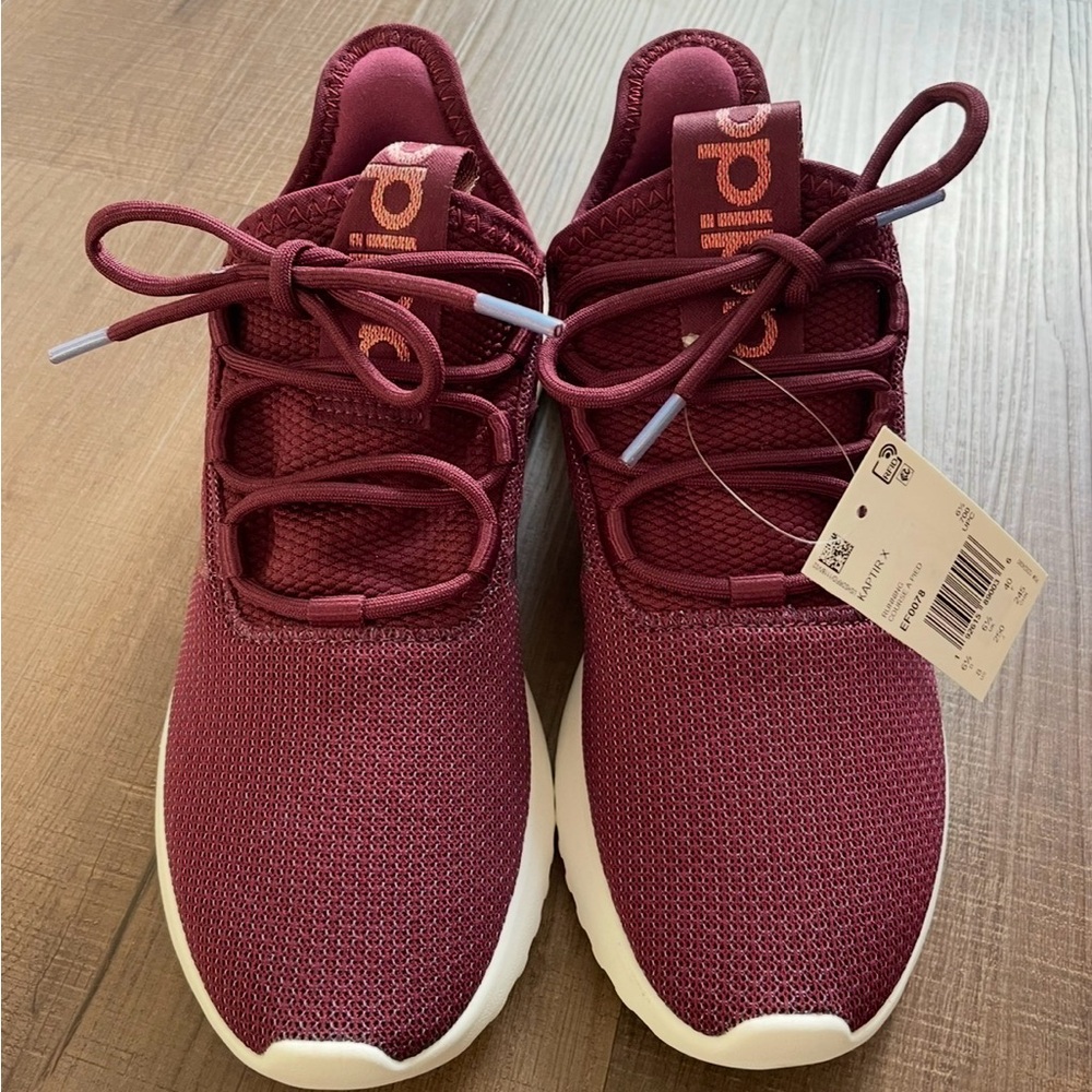 Adidas Kaptir X NWT Women's Sneakers in Burgundy and White